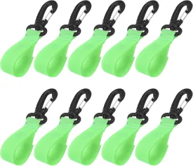 10 Pcs Green Kayak Paddle Holder Upgraded SUP Paddle Clips Paddle Keeper Paddle Board Paddle Holder Kayak Paddle Accessories Inflatable Boat Paddle Storage for Paddleboard No D Ring Patch