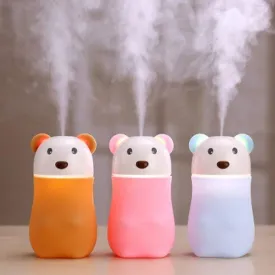 1204 USB Lovely Bear Humidifier, Air Diffuser Freshener with LED Night Light