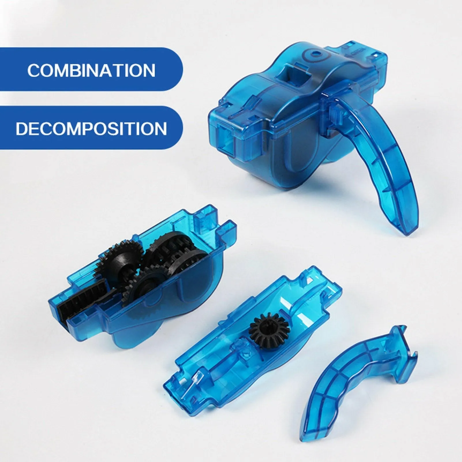 4pcs Bicycle Chain Cleaning Tool Set Bike Cleaning Brush Kit Mountain Bike Maintenance Tool