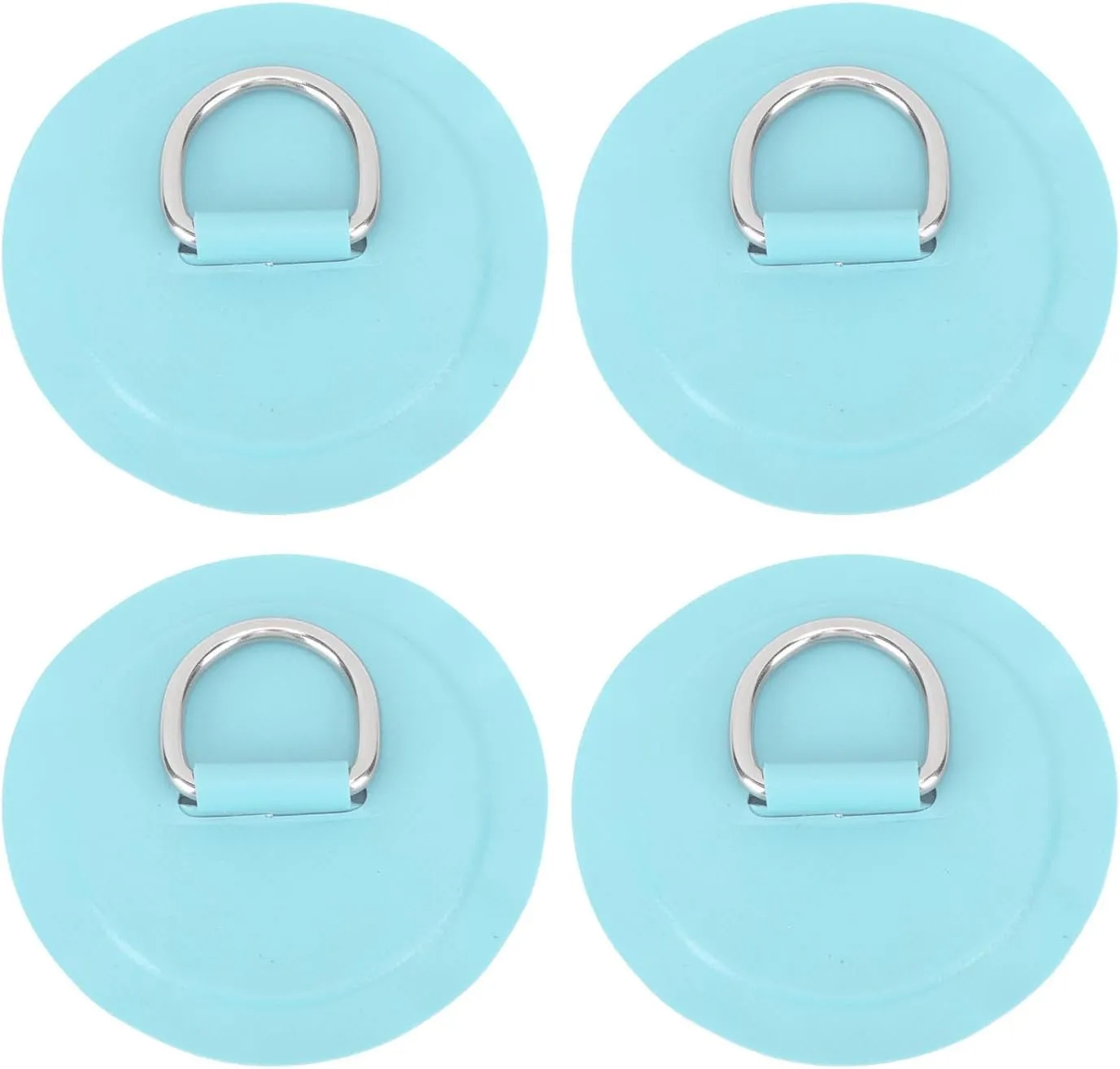4pcs D Patch D Attachment Patch Round Lightweight Patch Repair Kit D PVC Patch Kayak Repair Kit for Inflatable Boat Surfboard Stand Up Paddleboard