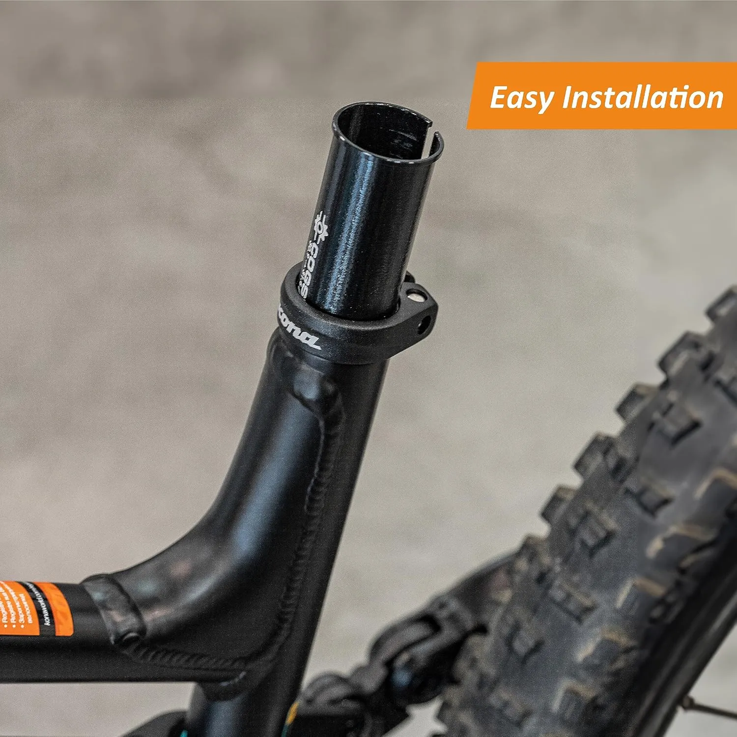 Alloy Bike Seatpost Reducer Shim, 100mm Length Aluminum Bicycle Reducing Sleeve Seat Post Tube Adapter for MTB,Mountain,City Bike,Road Bike
