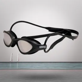 Arena 365 Mirror Training Swimming Goggles - Black