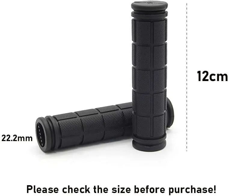 Bike Handlebar Grips, Non-Slip Rubber Bicycle Handle Bar Wraps for Kids Bikes(7 Colors)