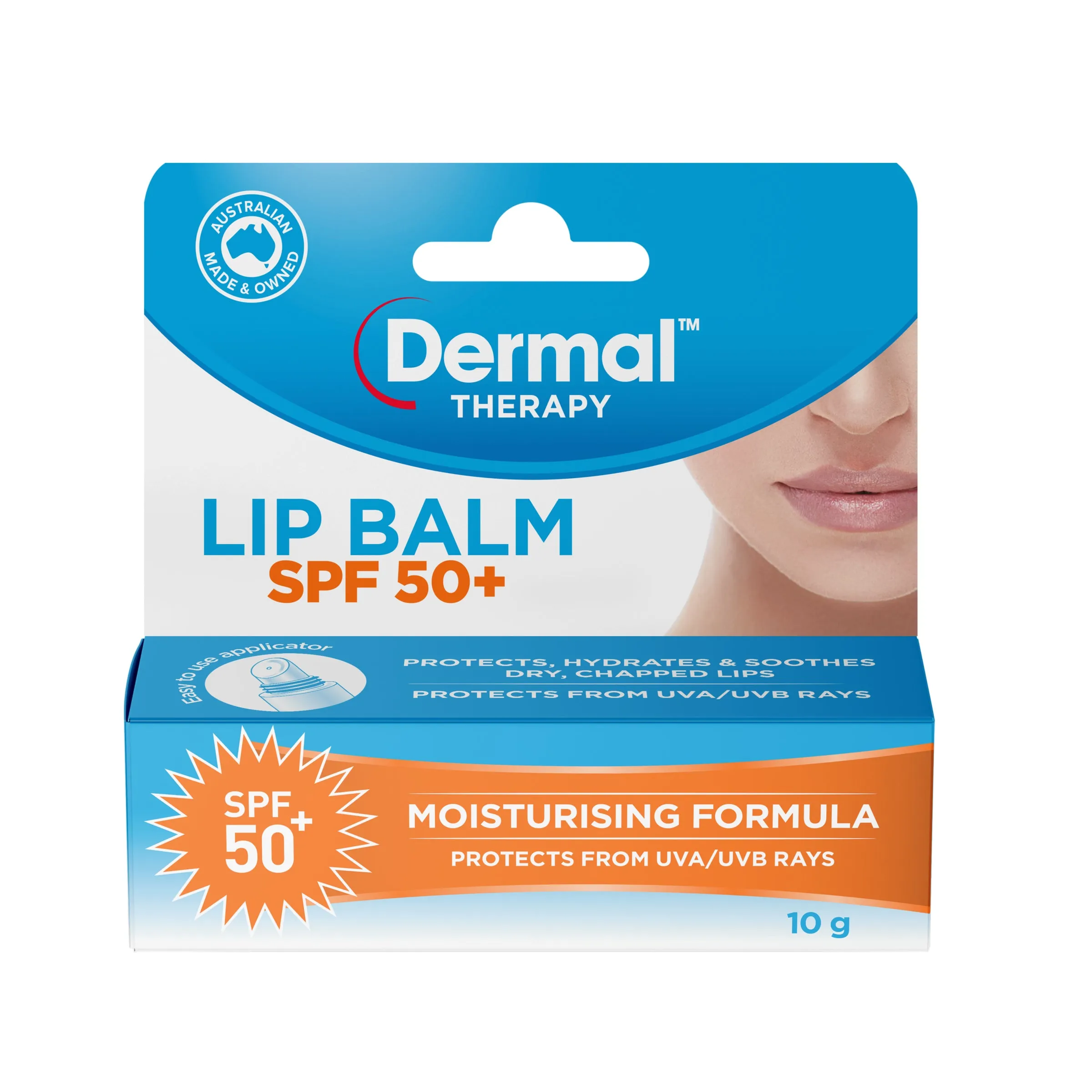 Dermal Therapy Lip Balm SPF 50  10g (New Formula)