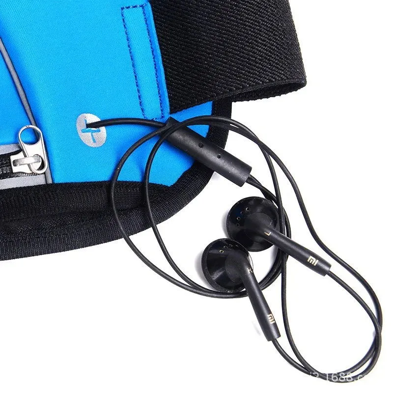 Fashionable outdoor sports waist bag ultra-thin, close fitting running mobile phone waist bag waterproof marathon equipment