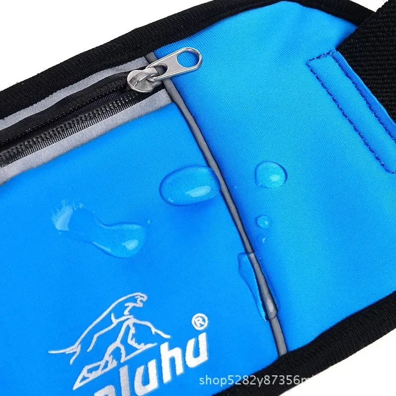 Fashionable outdoor sports waist bag ultra-thin, close fitting running mobile phone waist bag waterproof marathon equipment