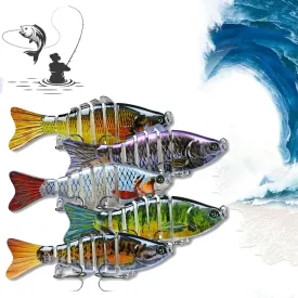 Geometrih Bionic Swimming Bait, Bionic Swimming Lure - Suitable for All Kinds of Fishing Waters, Bionic Fishing Lures That Swim by Itself, 3D Robotic Fishing Lure, Just Like Real Fishes