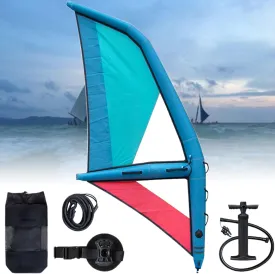 Inflatable Sail, Professional Paddleboard, 4.2m Sail with Pump, Freestanding, for Wing Foiling, Ski Surfing, Water Play