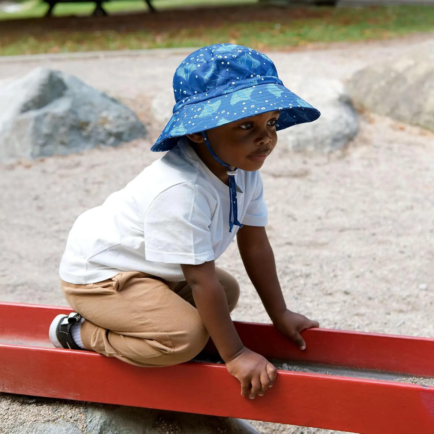 JAN & JUL Girls' Adjustable Water Resistant Bucket Sun-hat 50  UPF