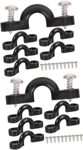 Kayak Accessories Handle Buckle Deck C-Buckle with Screw Cleat Straps Boat Rope Durable Canoe Kayak