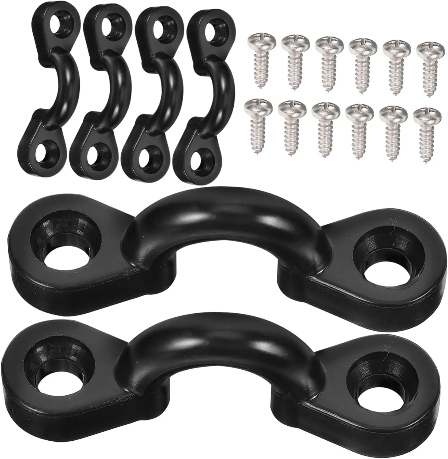 Kayak Accessories Handle Buckle Deck C-Buckle with Screw Cleat Straps Boat Rope Durable Canoe Kayak