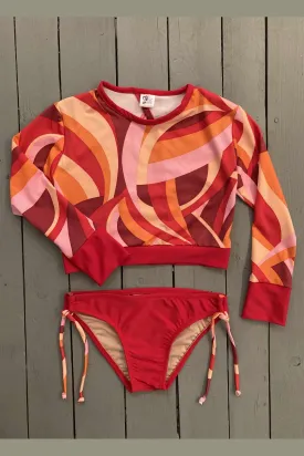 Kids Girls Rashguard Set