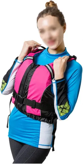 Life Jacket,Kayak Life Jackets for Adults,Portable Paddle Board Life Vest Women,Life Jackets for Adults with Adjustable Safety Strap,Life Vests for Adults Suitable for Your Swimming Travel