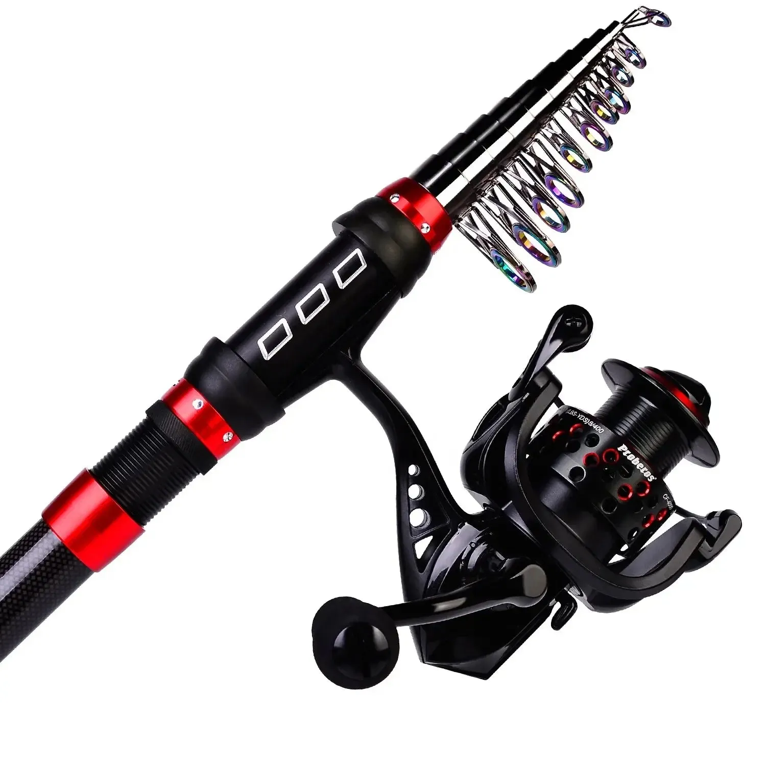 Lureswholesale® Telescopic Fishing Rod 2.1M -3.6M Hard Carbon