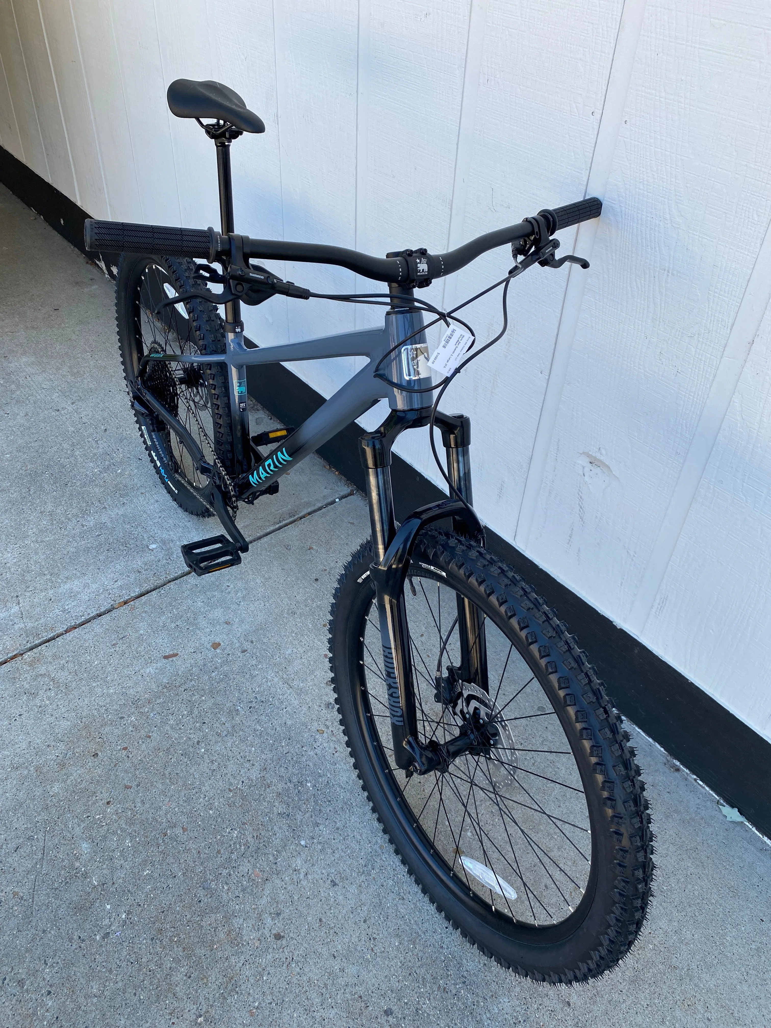Marin San Quentin 2 Hardtail Mountain Bike, Black/Gray