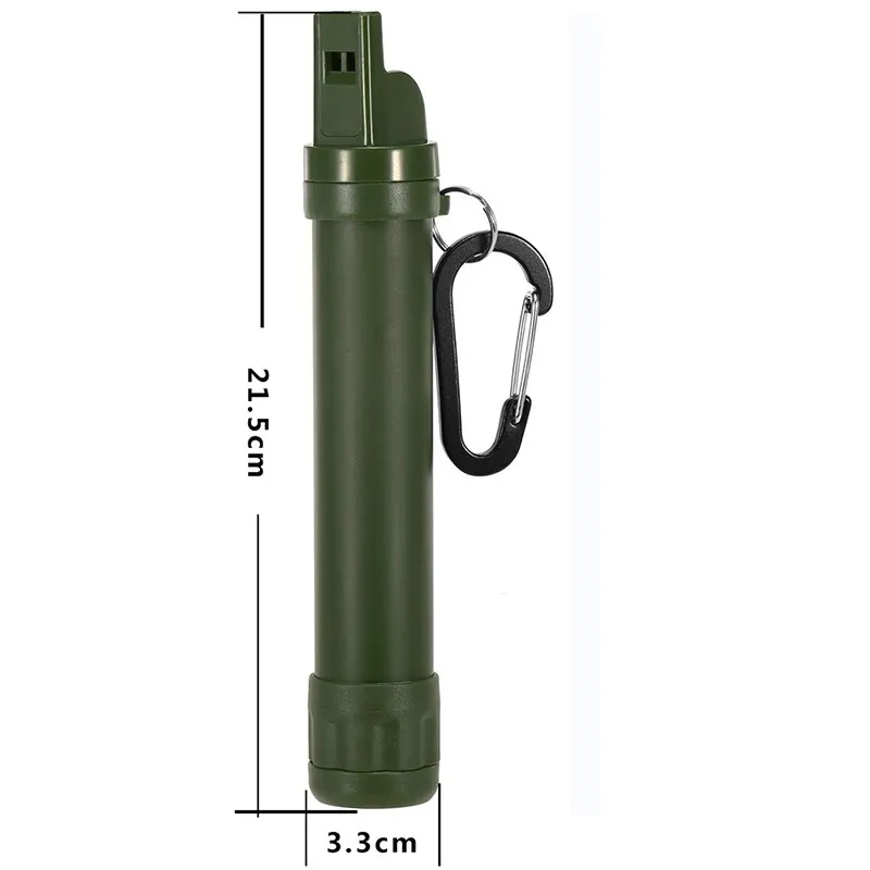 Multifunctional Portable Water Purifiers Outdoor Survival Filter Camping Hiking Emergency Elements