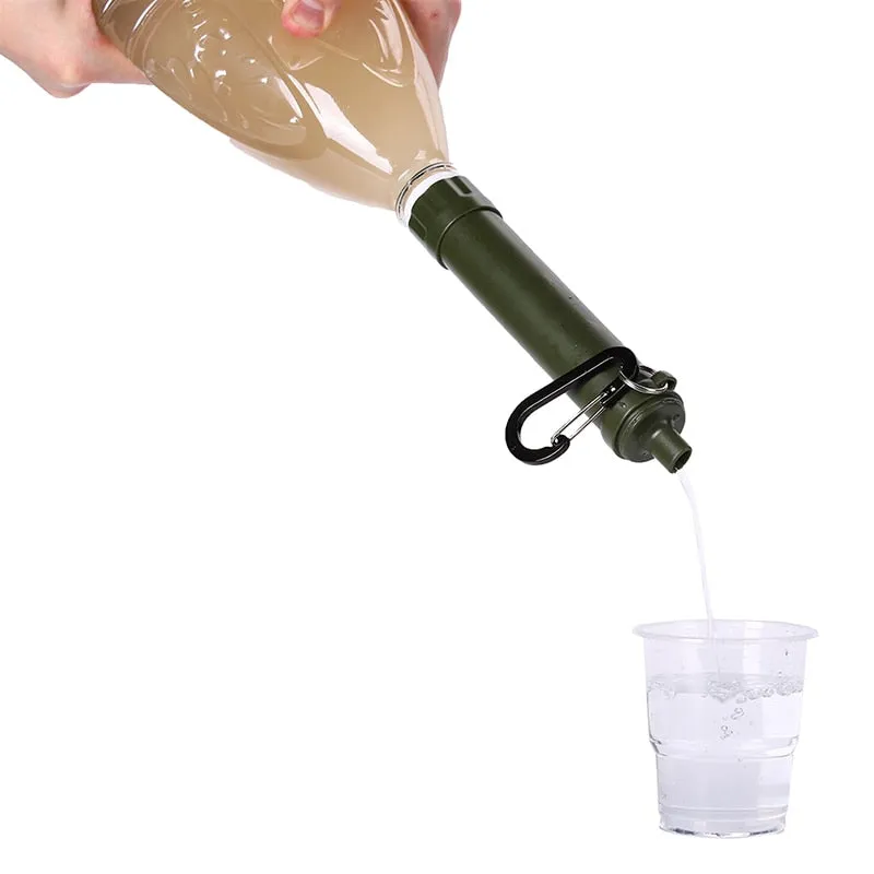 Multifunctional Portable Water Purifiers Outdoor Survival Filter Camping Hiking Emergency Elements