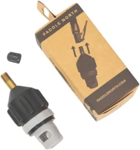 Paddle North Inflatable Boat SUP Pump Schrader Valve Adapter - High Pressure Universal Valve Adapter for Inflatable Kayak and Stand Up Paddle Board