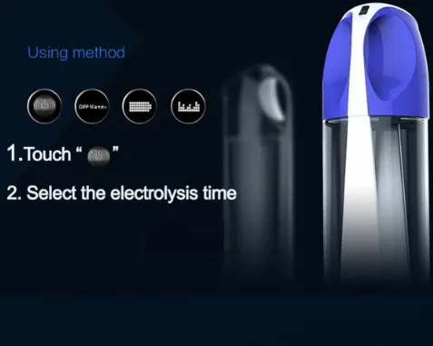 Portable USB Rechargeable Hydrogen Rich Water Ionizer Maker Bottle 500ML