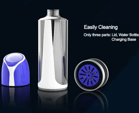 Portable USB Rechargeable Hydrogen Rich Water Ionizer Maker Bottle 500ML