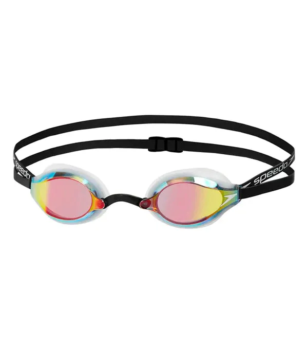 Speedo Fastskin Speedsocket Mirror - Lens goggles - White/ Mirror - DOD