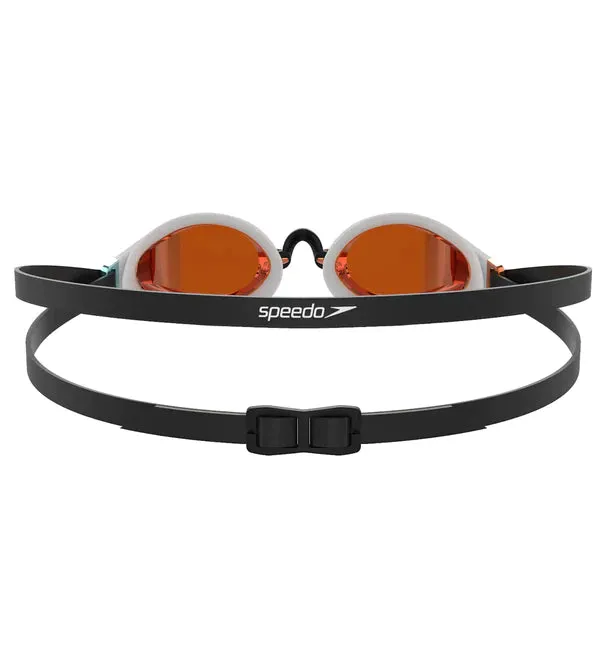 Speedo Fastskin Speedsocket Mirror - Lens goggles - White/ Mirror - DOD