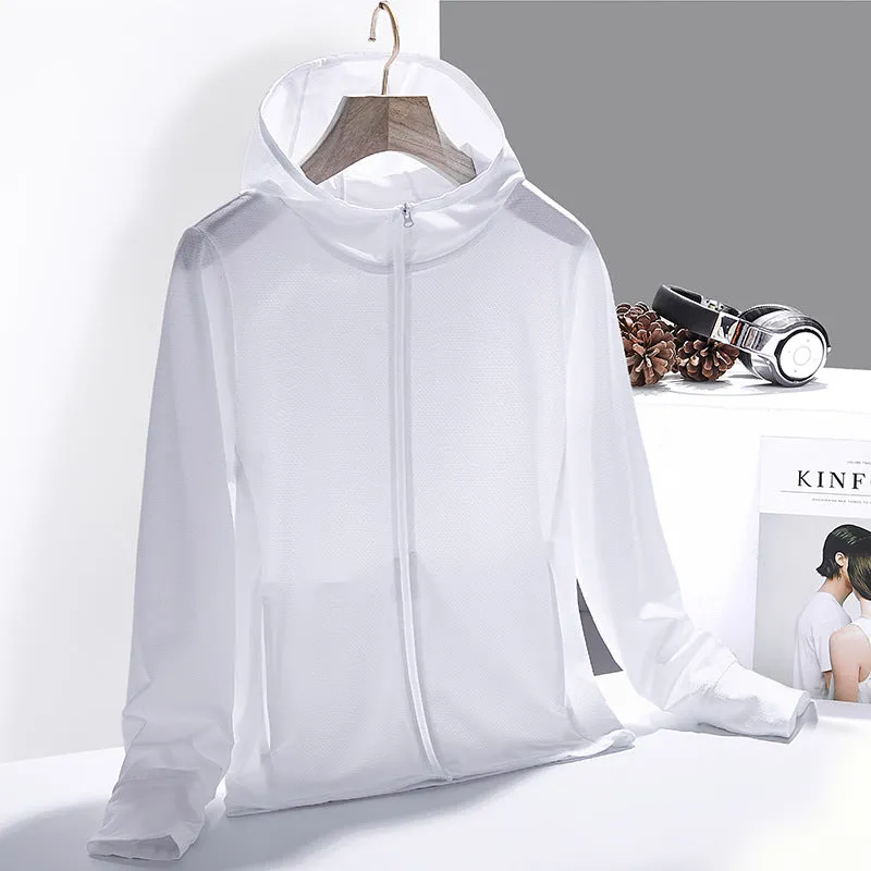 Sun Resistant Clothes UV-Proof Jacket Male Ice Silk Sun-Protective Clothing