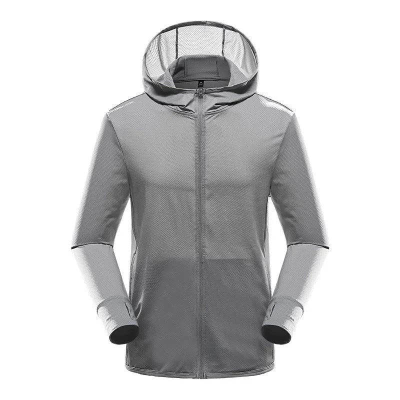 Sun Resistant Clothes UV-Proof Jacket Male Ice Silk Sun-Protective Clothing