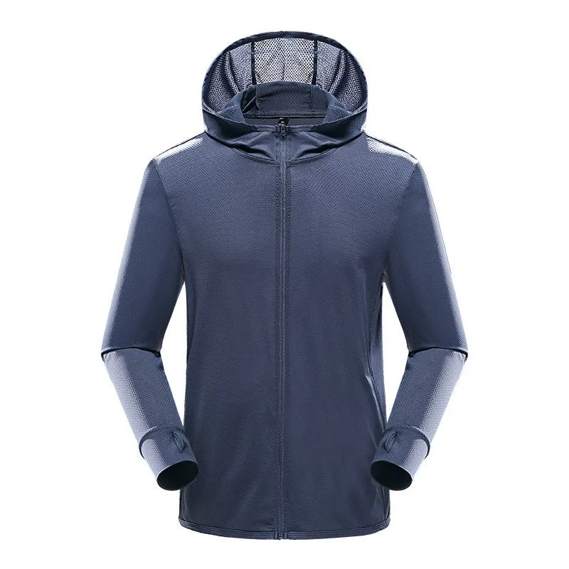 Sun Resistant Clothes UV-Proof Jacket Male Ice Silk Sun-Protective Clothing