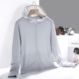 Sun Resistant Clothes UV-Proof Jacket Male Ice Silk Sun-Protective Clothing