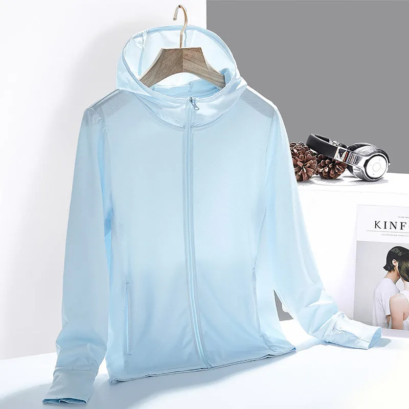 Sun Resistant Clothes UV-Proof Jacket Male Ice Silk Sun-Protective Clothing