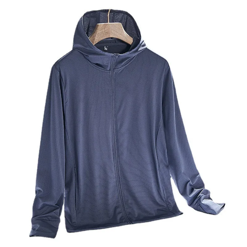 Sun Resistant Clothes UV-Proof Jacket Male Ice Silk Sun-Protective Clothing