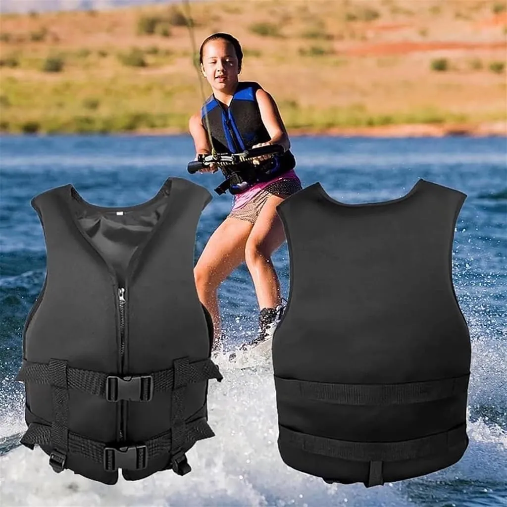 Swim Vest for Adults, High Buoyancy Swim Vest Women's/Men's Adjustable Safety Jacket,Buoyancy Aid Swim Kayak for Boating, Swimming, Watersports, YHYDLC-1