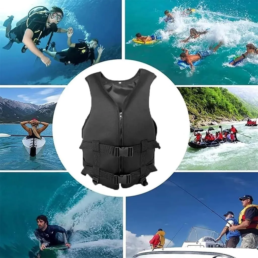 Swim Vest for Adults, High Buoyancy Swim Vest Women's/Men's Adjustable Safety Jacket,Buoyancy Aid Swim Kayak for Boating, Swimming, Watersports, YHYDLC-1