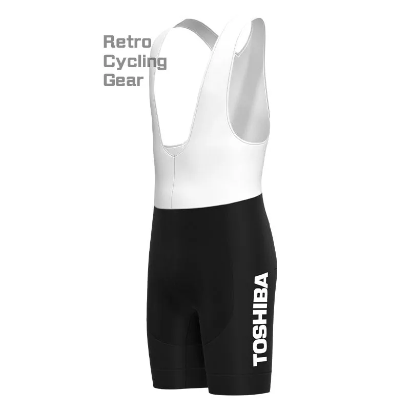 Toshiba Stripes Retro Long Sleeve Cycling Kit
