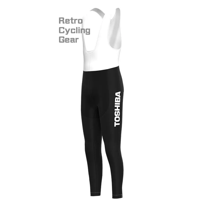 Toshiba Stripes Retro Long Sleeve Cycling Kit