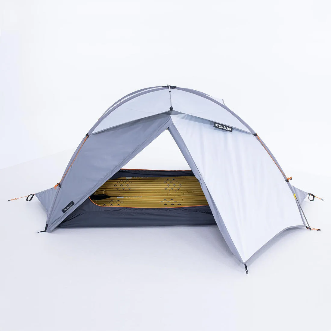 Trek 500 Fresh & Black Trekking Tent - 2 Person