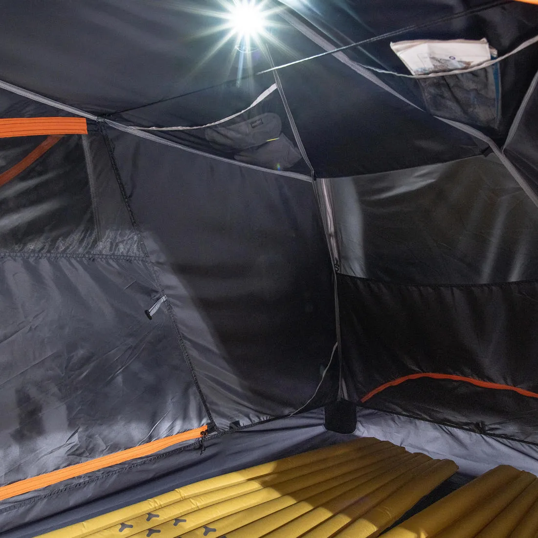 Trek 500 Fresh & Black Trekking Tent - 2 Person