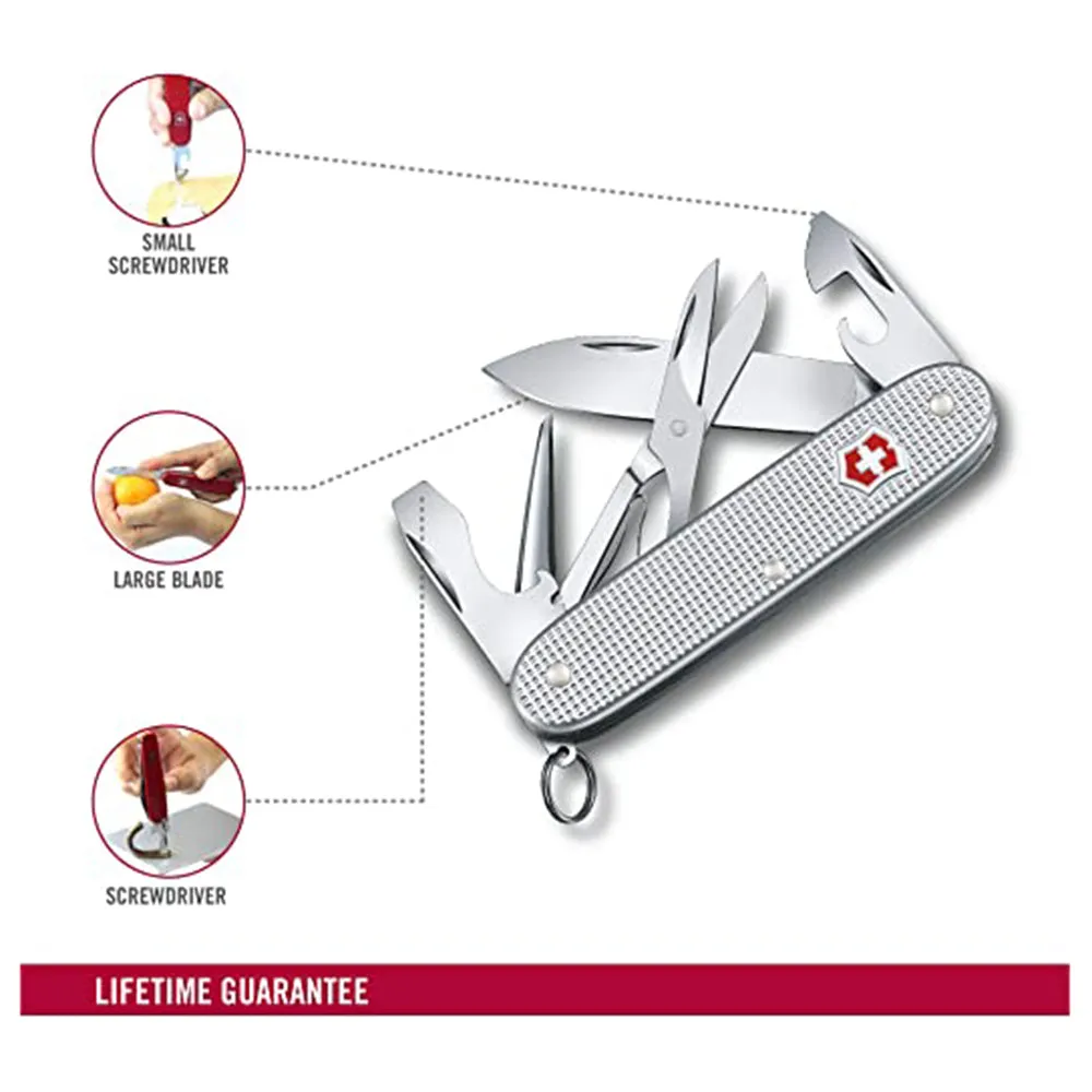 Victorinox Gray Pioneer X Alox Swiss Army Pocket Folding Knife - 0.8231.26