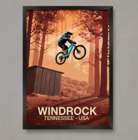 Windrock Mountain Bike Poster