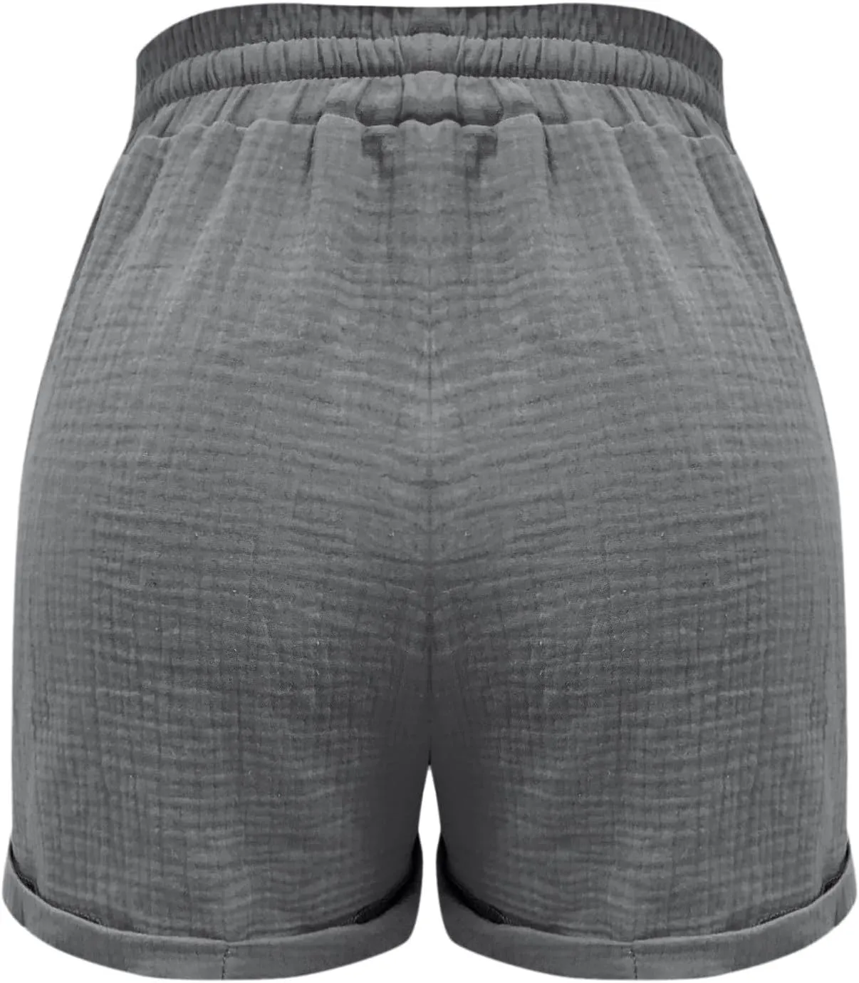 Womens Linen Shorts,2025 Summer Shorts for Women Comfy Cute Drawstring Beach Short Pants with Pockets